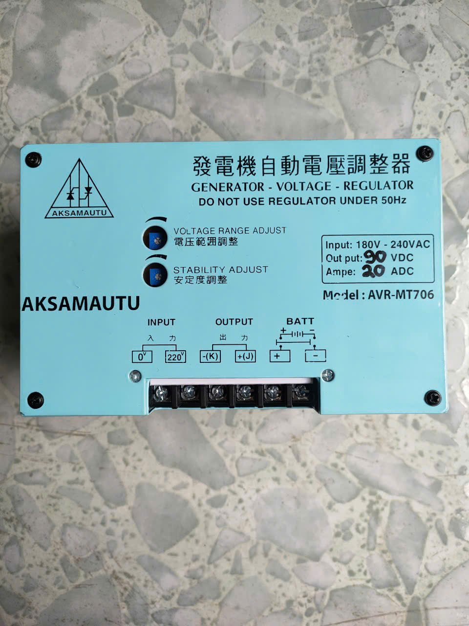 AVR 20a cho máy phát điện nhật bãi